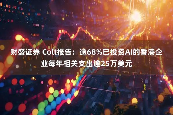 财盛证券 Colt报告：逾68%已投资AI的香港企业每年相关支出逾25万美元