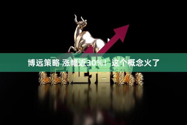博远策略 涨幅近30%！这个概念火了