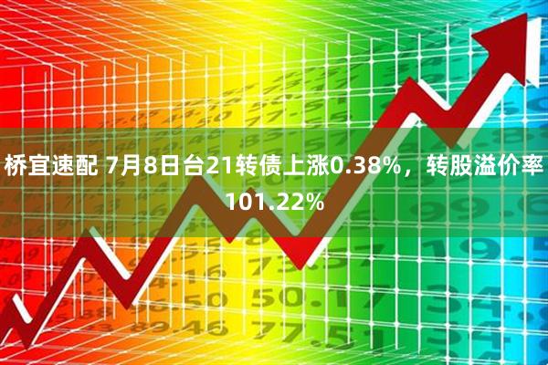 桥宜速配 7月8日台21转债上涨0.38%，转股溢价率101.22%