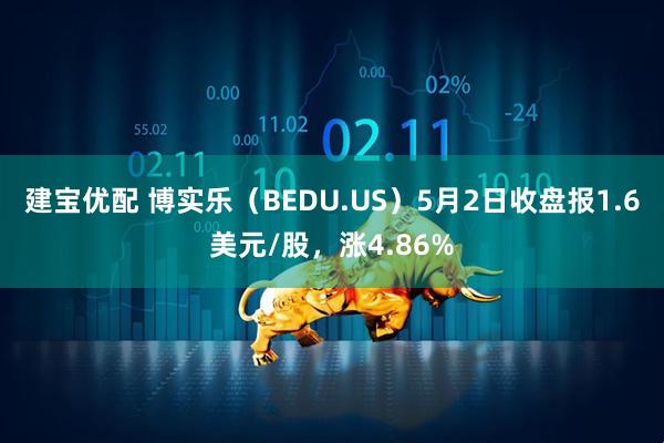 建宝优配 博实乐（BEDU.US）5月2日收盘报1.6美元/股，涨4.86%