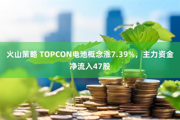 火山策略 TOPCON电池概念涨7.39%，主力资金净流入47股
